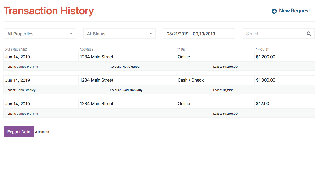 Payments Transaction History – Welcome, please choose a topic below.